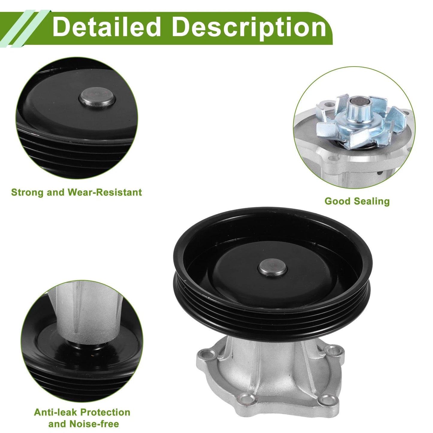 Engine Water Pump for Chevrolet Aveo (2006 - 2016)