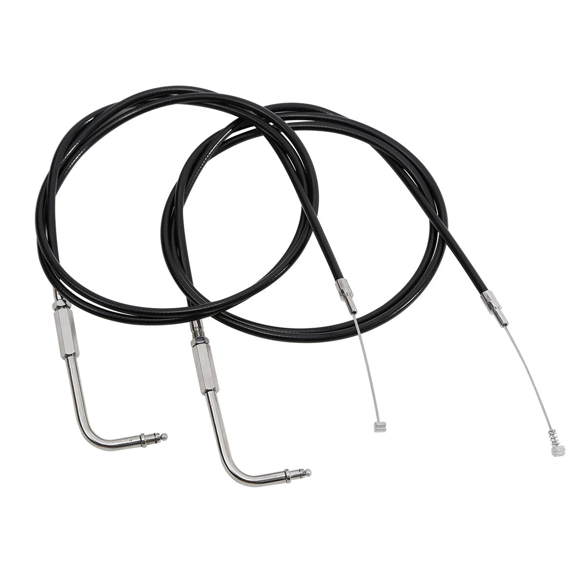 Throttle Cables 150cm 59" for Harley Sportster 883 XL883 XL1200 (2004-2023)
