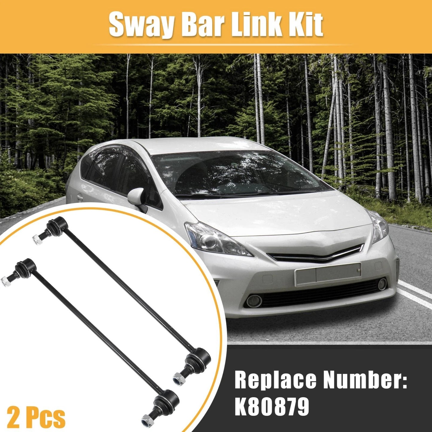2 x Front Sway Bar Links for Toyota Yaris (2006–2018)