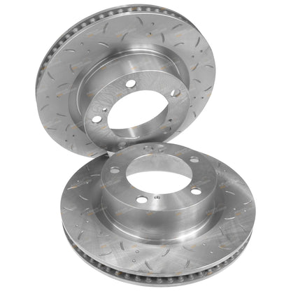 Slotted Disc Brake Rotors & Pads for Landcruiser 200 Series (2007–2020)