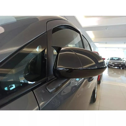 Side View Mirror Cover Gloss Black 2 Piece for Opel Corsa D (2006-2014)