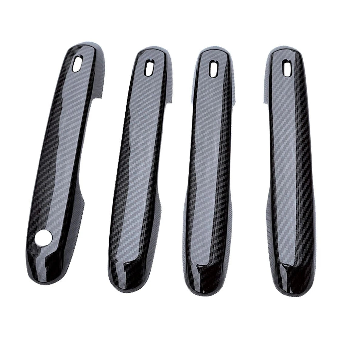 Carbon Fiber Style Door Handle Covers for Toyota Grand Highlander (2024-2025)
