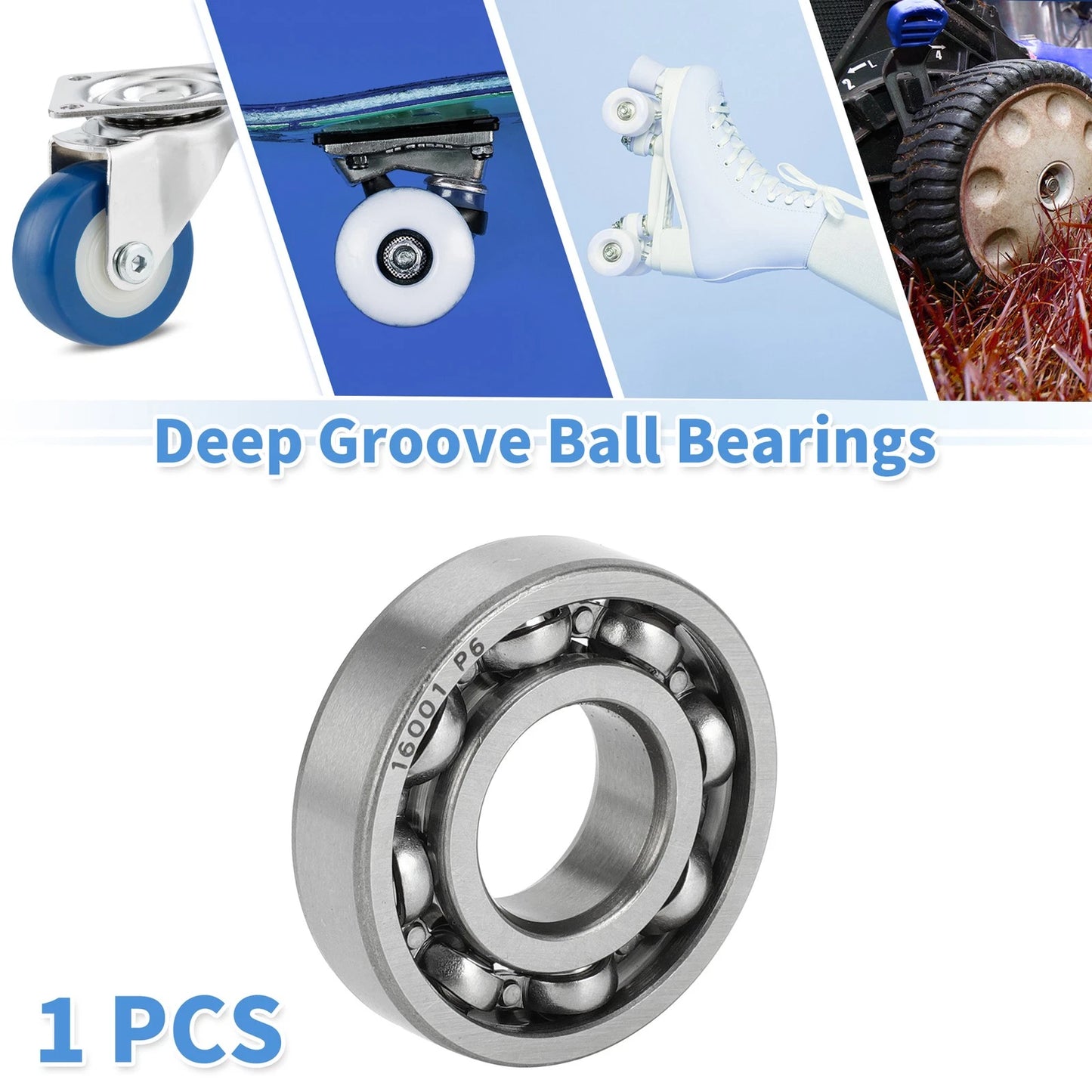 Deep Groove Ball Bearings 12x28x7mm for Scooter Skateboard Wheel