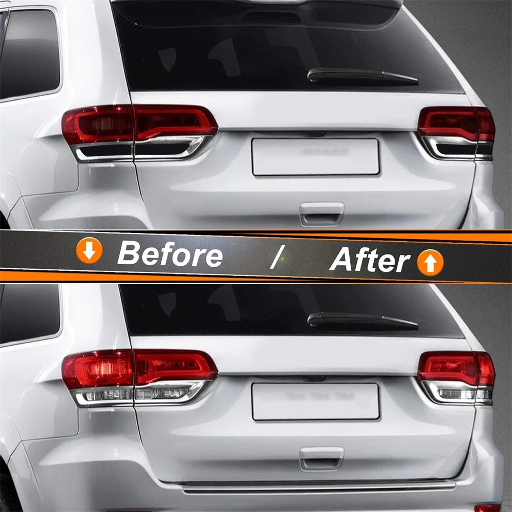 8x Smoke Rear Tail Light Tint Film for Jeep Grand Cherokee (2014-2021)