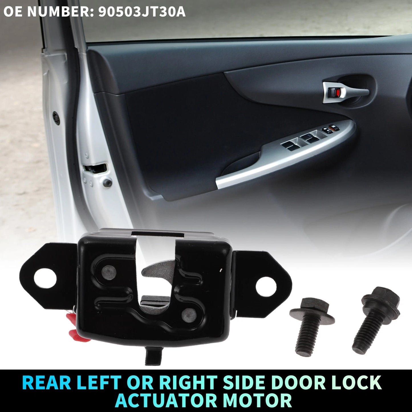 Rear Liftgate Door Lock Actuator Motor for Nissan TITAN (2004-2012)