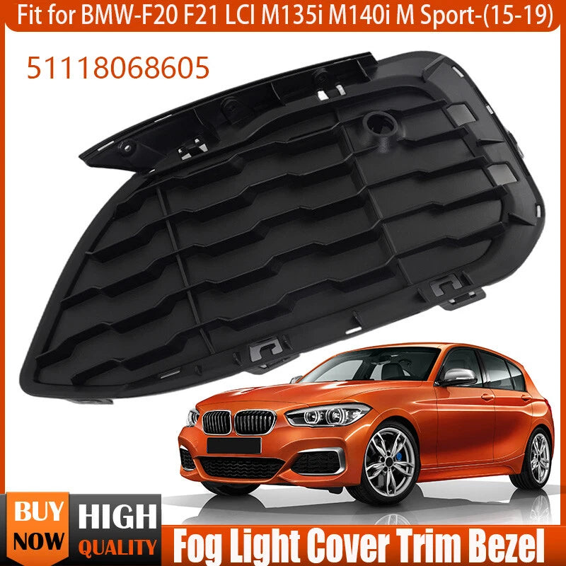 Front Fog Light Grill Cover for BMW F20 F21 M135i M Sport (2015-2019)