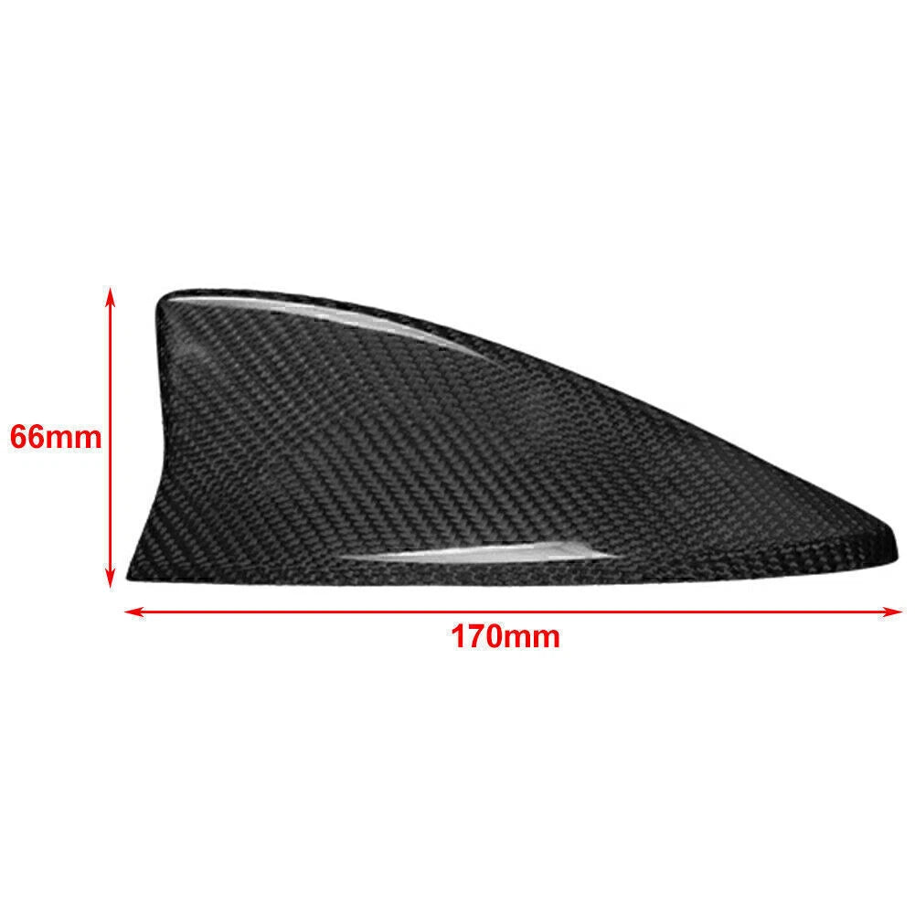 Red Carbon Fiber Shark Fin Antenna Cover for Lexus LS LX ES IS NX RX RC UX (2015-2023)