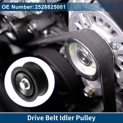 Drive Belt Idler Pulley for Hyundai Tucson (2010-2015) 1 Pc