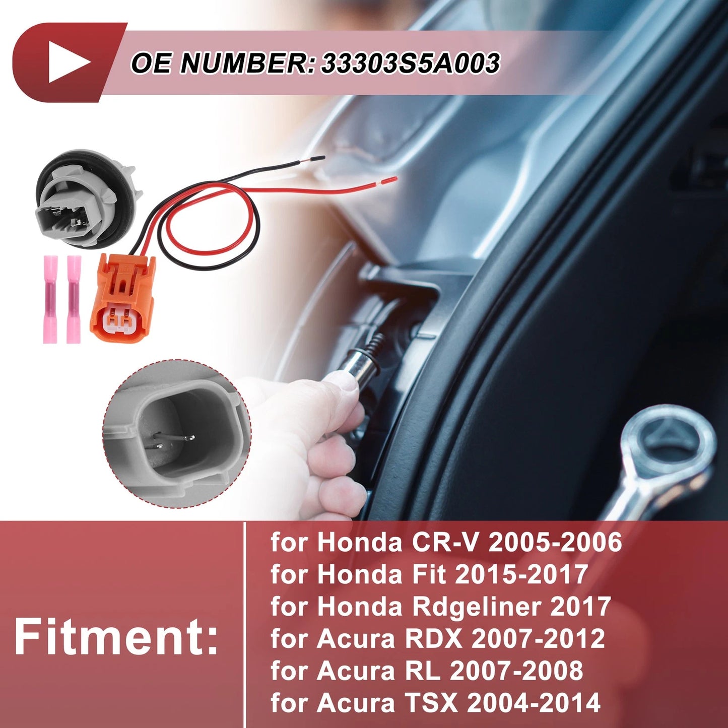 Brake Light Socket Wiring for Honda CR-V (2005-2006)