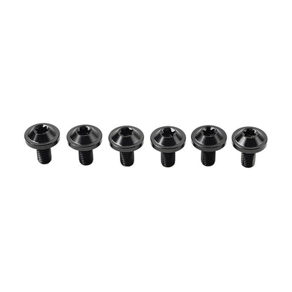 6 x Titanium Alloy Bolts M6x10mm for Motorcycle - Truss Torx Head Screws