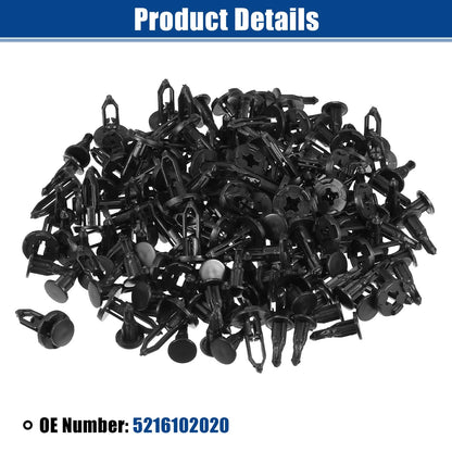 80 Pcs Front Bumper Retainers Clips for Toyota Corolla (2019-2022)