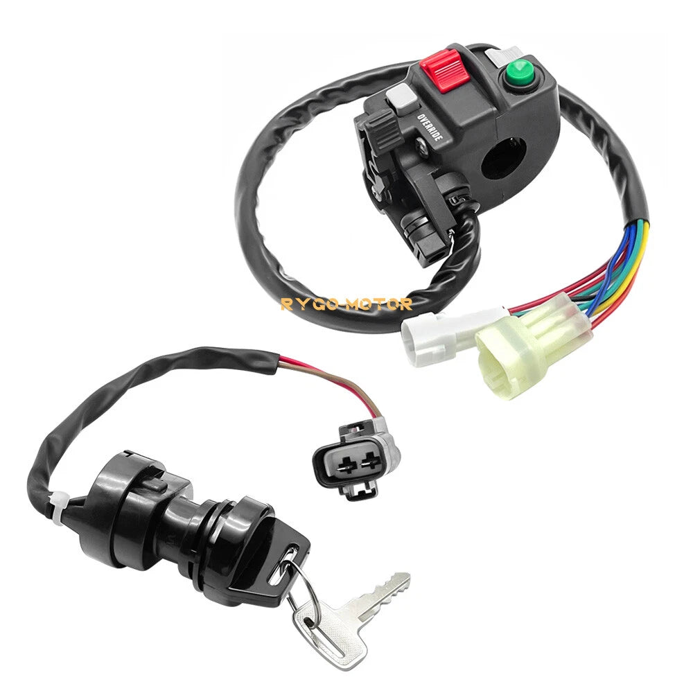 Handlebar Start Stop & Ignition Key Switch for Yamaha Big Bear 400 (2007–2008)