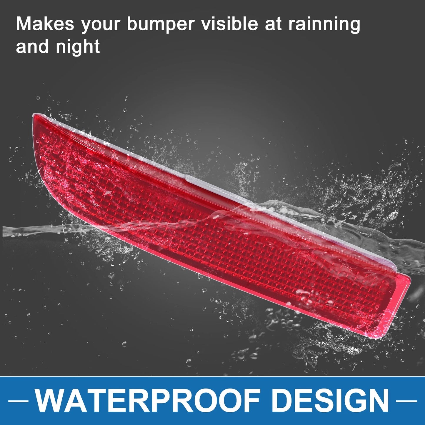 Rear Left Bumper Reflector for Toyota RAV4 (2006-2012)