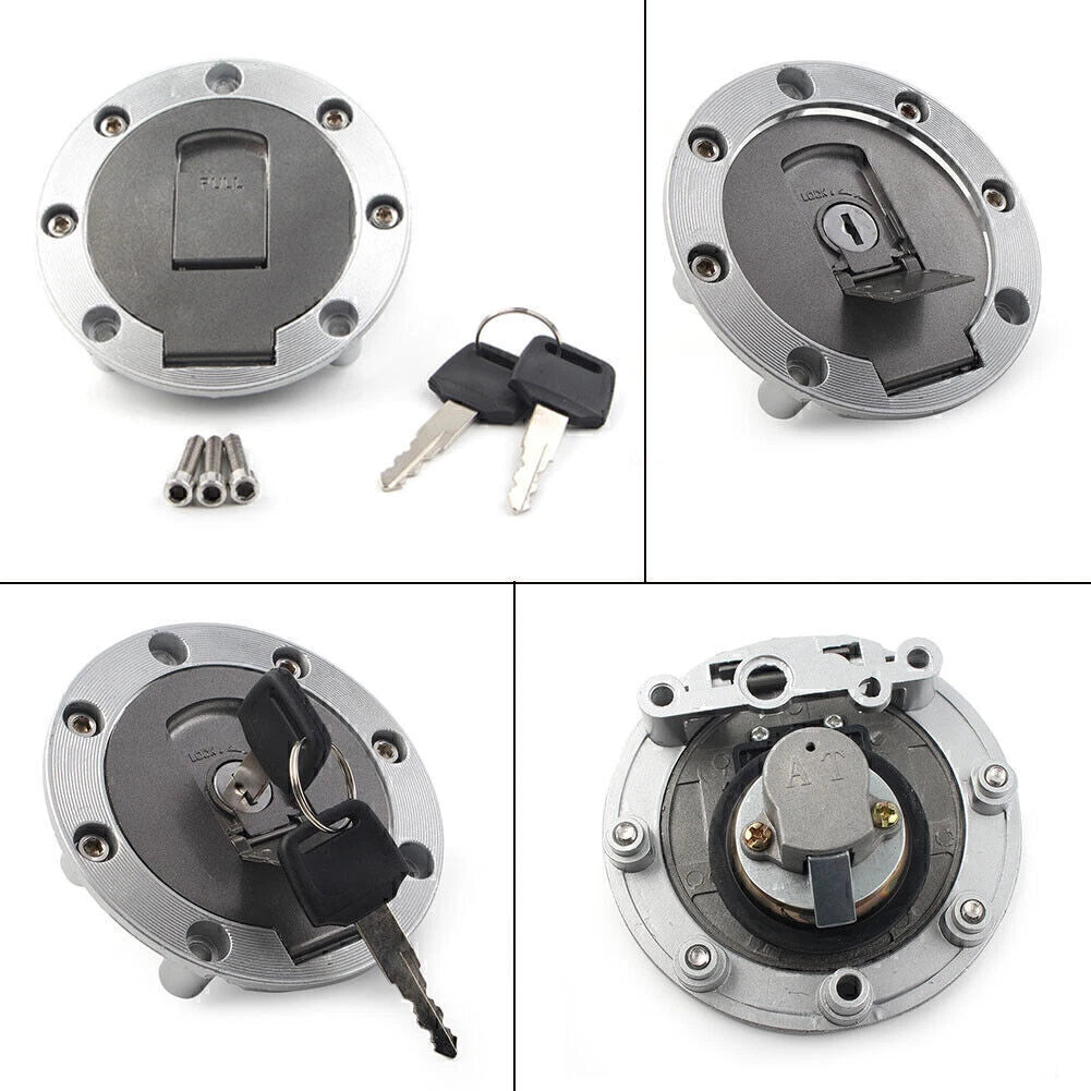 Gas Fuel Tank Cap with Lock Keys for Yamaha FZR250 FZR400 FZR600 FZR750 FZR1000