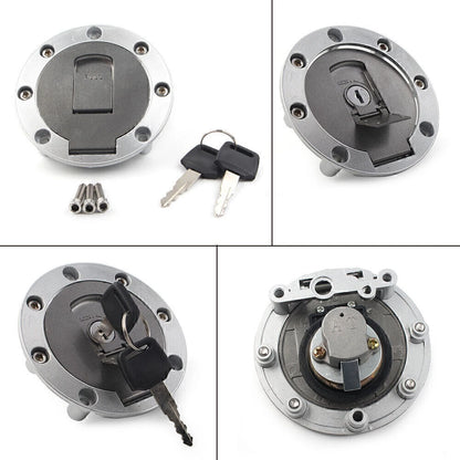Gas Fuel Tank Cap with Lock Keys for Yamaha FZR250 FZR400 FZR600 FZR750 FZR1000