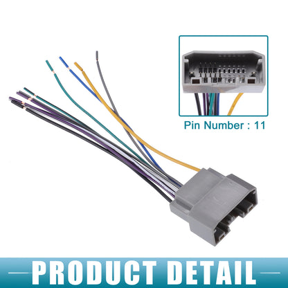 Stereo CD Player Radio Wiring Harness & Antenna Adapter Set for Chrysler (2007-2011)