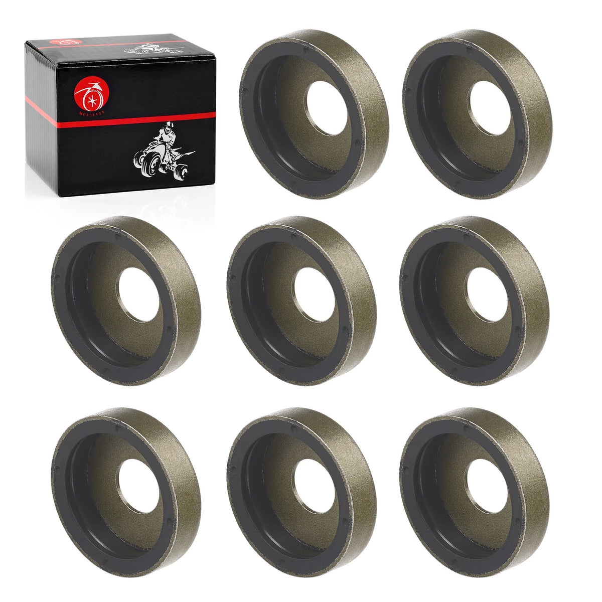 8x Front A-Arm Bushing Rubber Cap for Polaris Outlaw 50 (2008–2019)