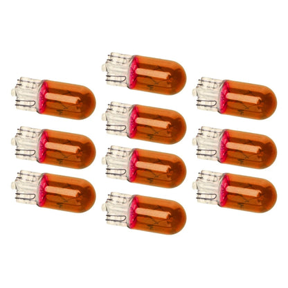 10 x T10 194 158 Amber Halogen Bulbs for Instrument Panel Dash Light