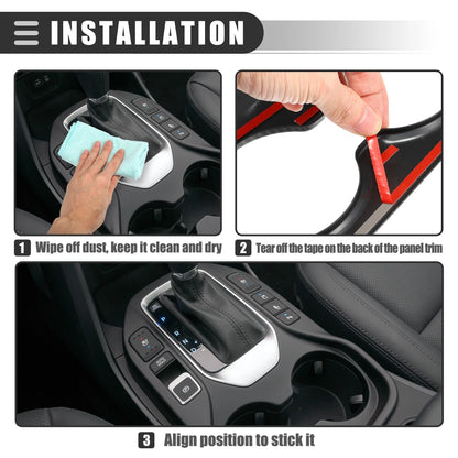 Carbon Fiber Gear Shift Panel Trim for Dodge Durango (2014 - 2017)