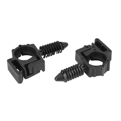 5 x 40.6mm Black Plastic Wiring Harness Clips for Ford