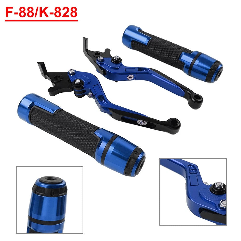 Folding Extendable Brake Clutch Levers Grips for Kawasaki Z1000 (2010-2023)