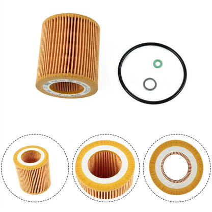 3 Pcs Car Oil Filter for BMW M3 M4 X1 X3 X4 X5 X6 Z4 128i 328i 528i (2012-2020)
