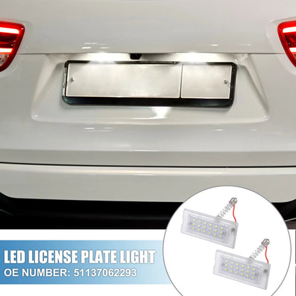 White LED License Plate Light for BMW X5 (2002 - 2006)
