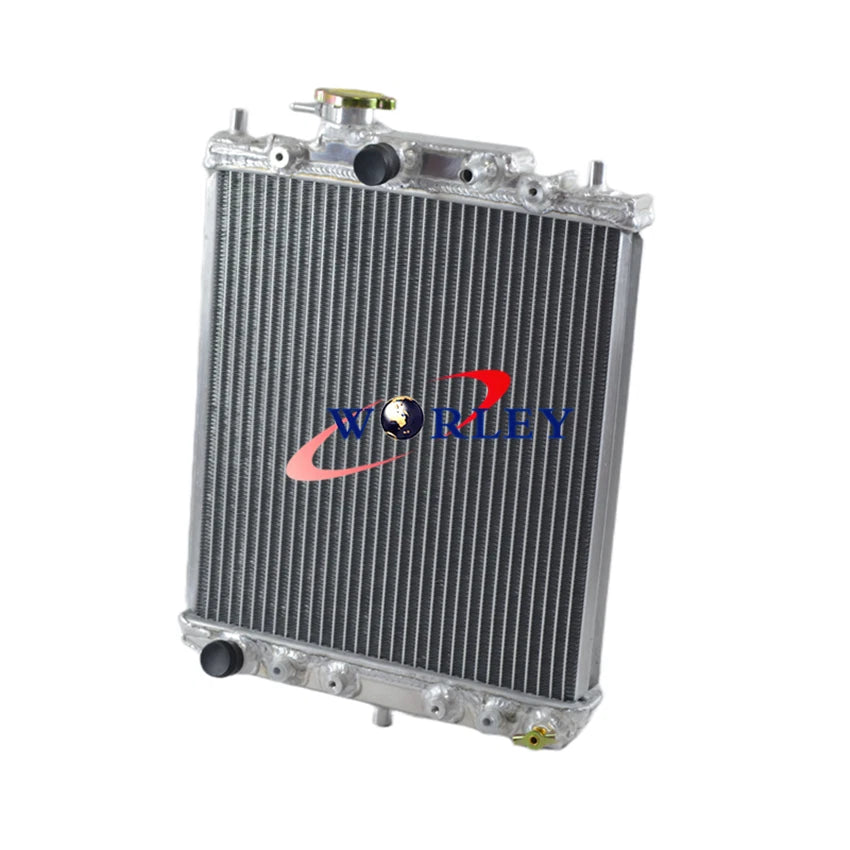 Aluminum Radiator + Fan for Daihatsu Mira L200V L201 MOVE L601 Centro L501 (1995-2006)
