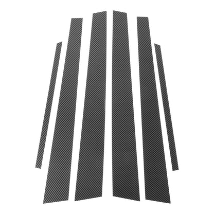 Carbon Fiber Door Pillar Window Trim for Mitsubishi Lancer (2008-2017)
