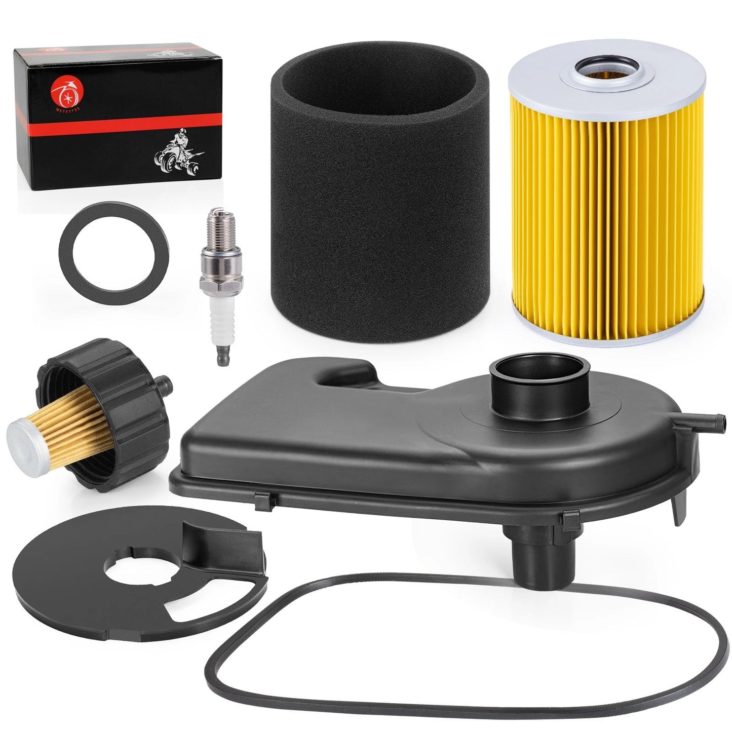 Tune Up Kit for Yamaha G2 8 9 11 Air/Fuel Filters, Air Box Cap