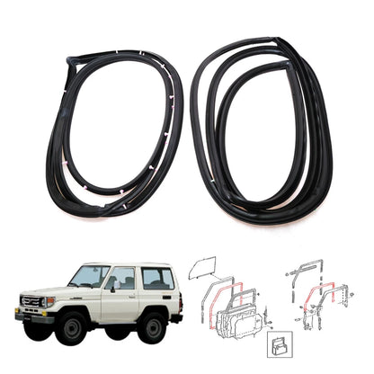Front Door Weatherstrip for Toyota Land Cruiser Double Cab GRJ79 HZJ79 KZJ77 VDJ76