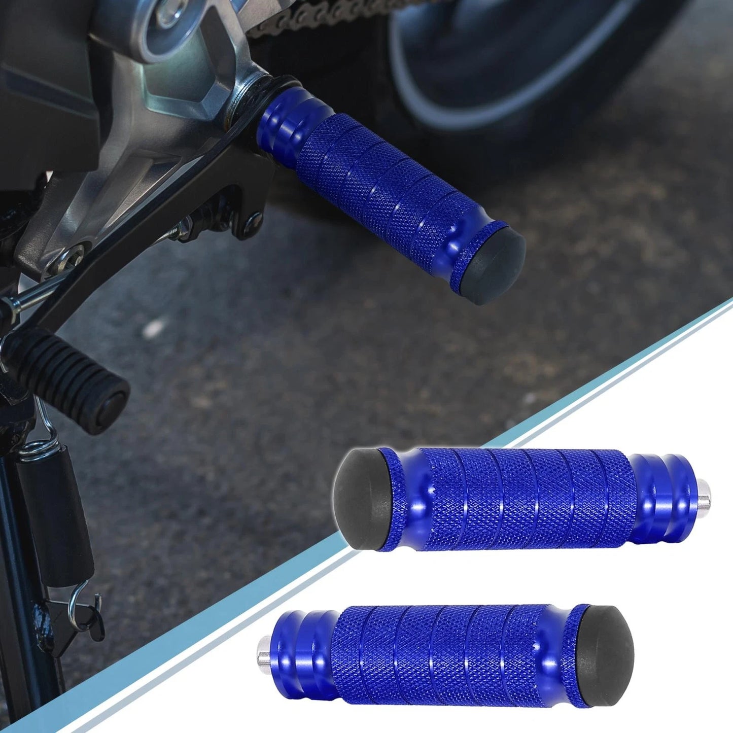Rearset Footrest Footpeg / 1 Pair / 6mm Aluminum for Aolly Motorbike