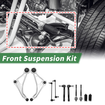 10 x Front Stabilizer Bar Links & Lower Control Arms for Nissan Altima