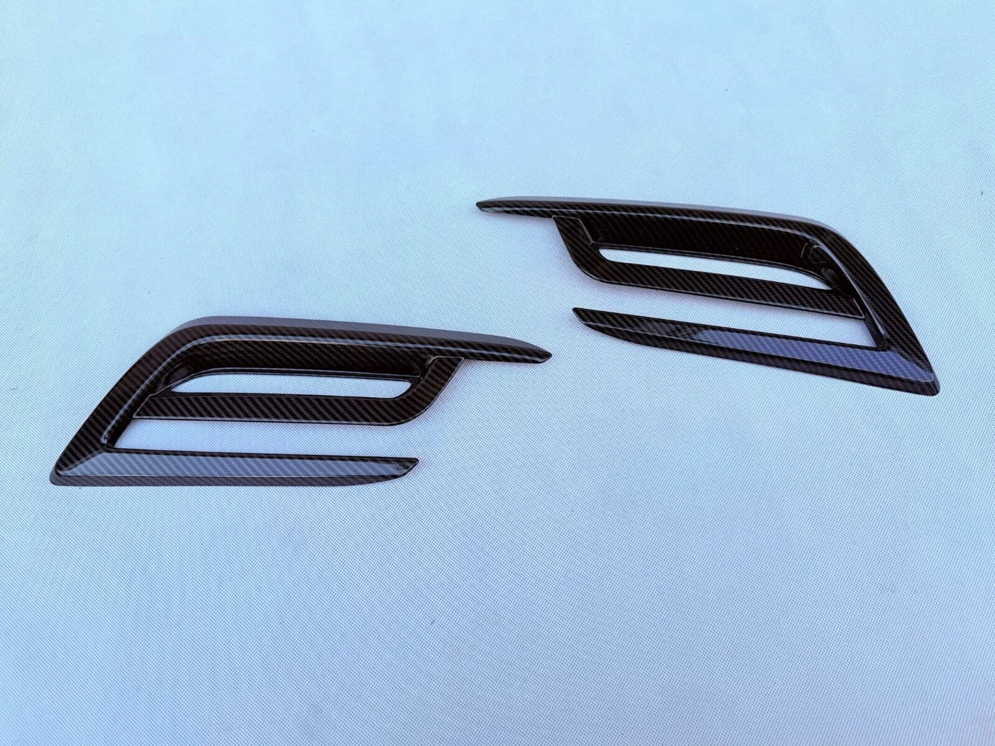 Rear Bumper Fog Light Cover Trim Carbon Fiber for Toyota Grand Highlander (2024-2025)