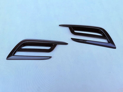 Rear Bumper Fog Light Cover Trim Carbon Fiber for Toyota Grand Highlander (2024-2025)