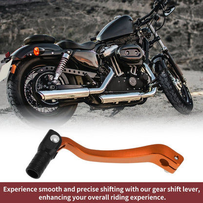 Folding Motorcycle Gear Shifter Lever for Kayo T6 Orange Lever Black Head