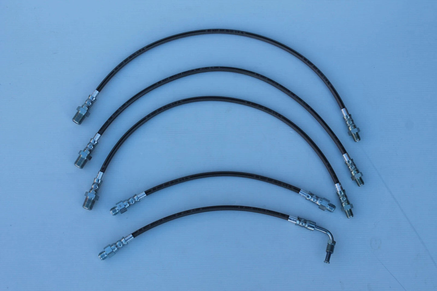 Braided Brake & Clutch Hose Set (5 Hoses) for Dodge AT4-114 & AT4-300