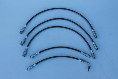 Braided Brake & Clutch Hose Set (5 Hoses) for Dodge AT4-114 & AT4-300