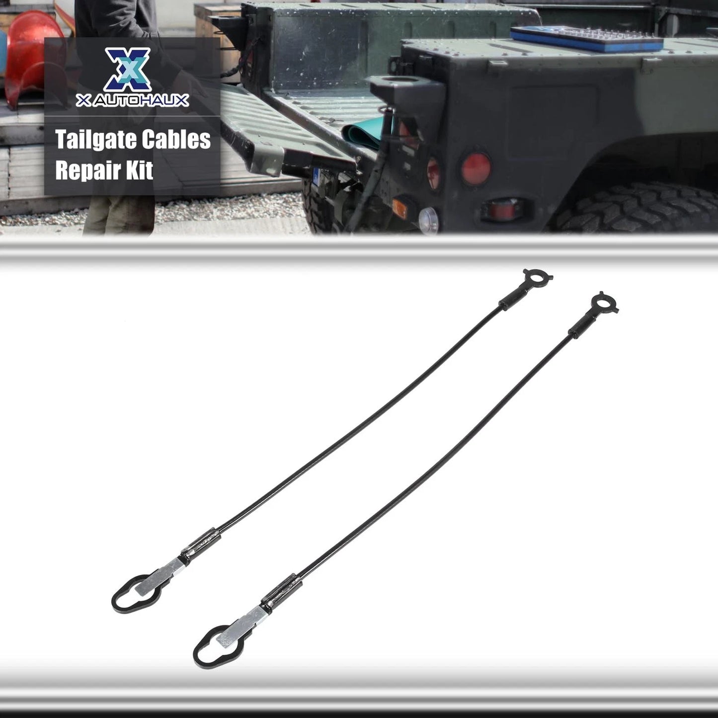 Rear Tailgate Cables for Ford F250 F350 F450 F550 (2003-2012)