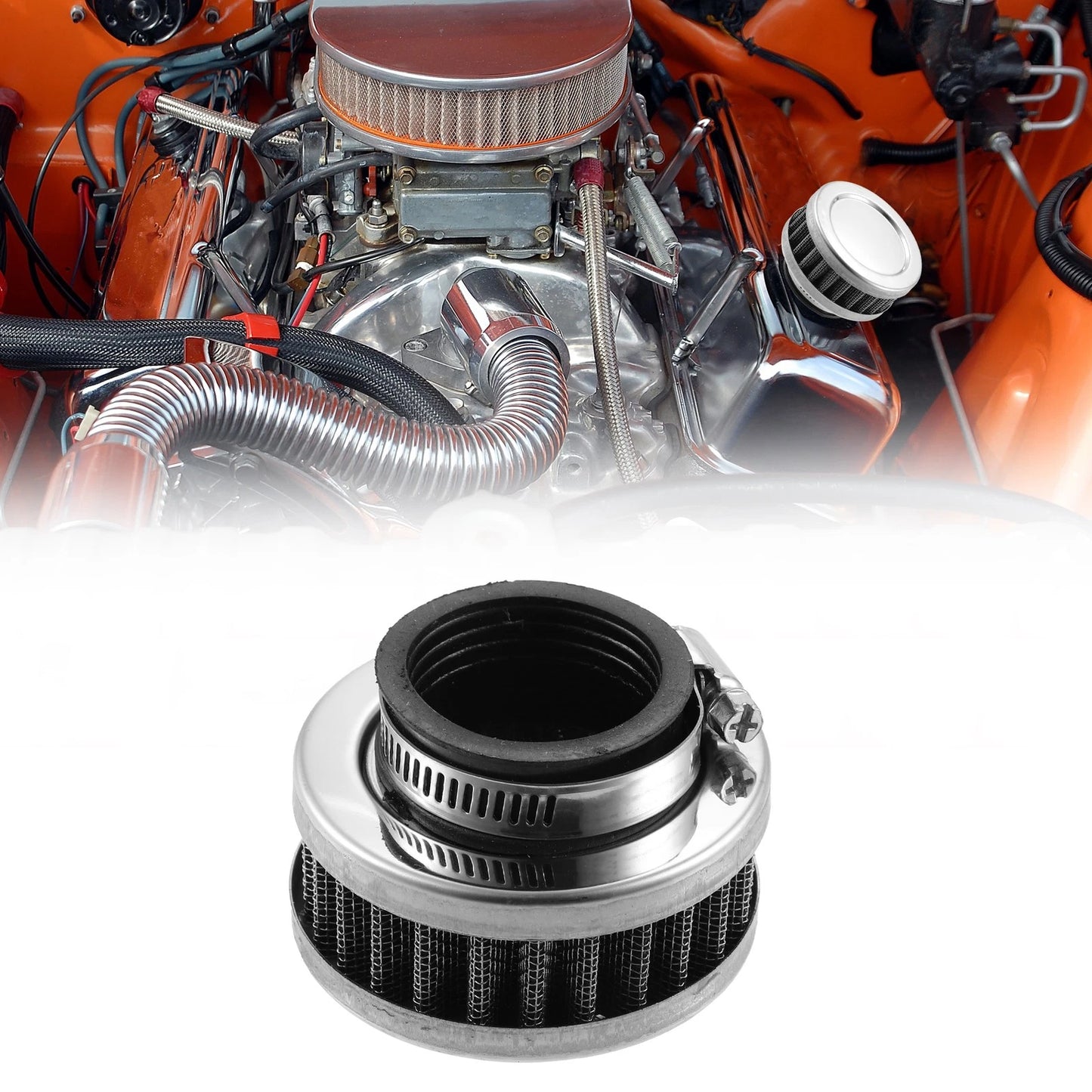 Universal / 37-39mm / Air Filter Cleaner Round Tapered for Motorcycle