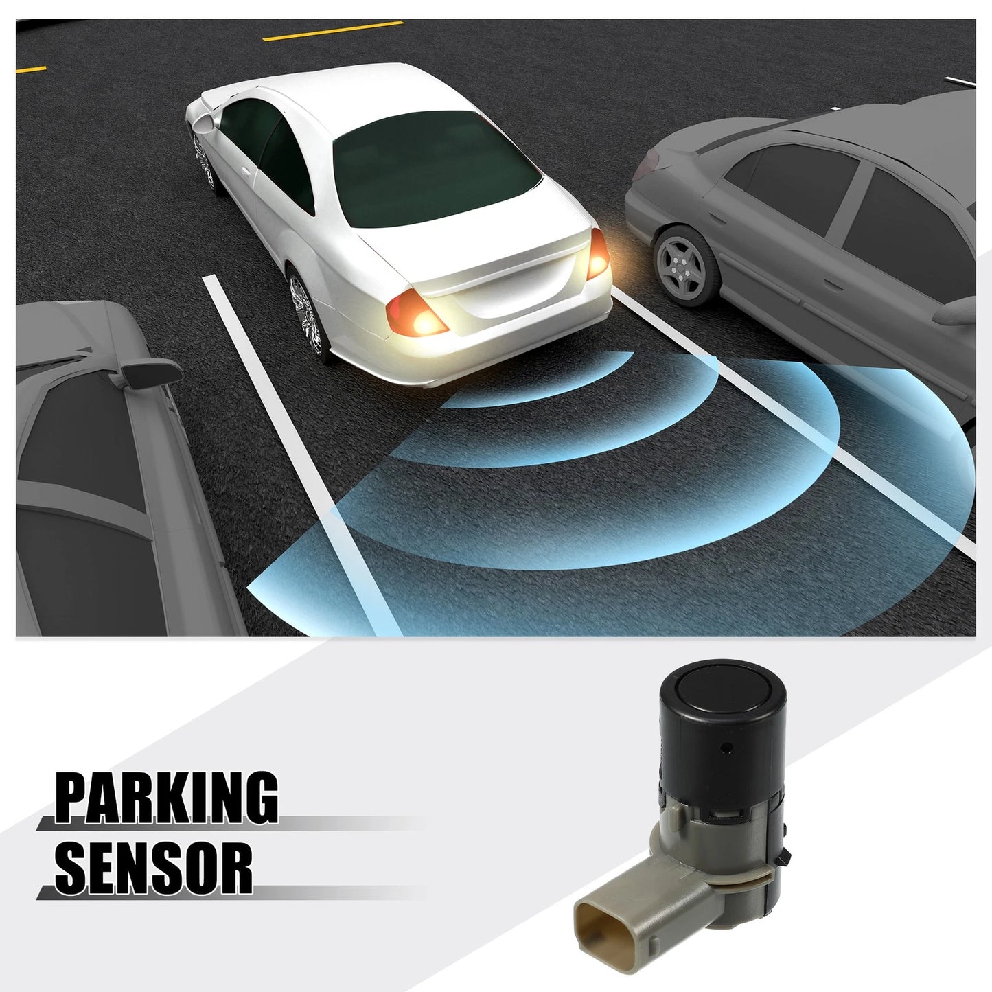 PDC Reverse Parking Assist Sensors for BMW 525i 530i (Set of 4)