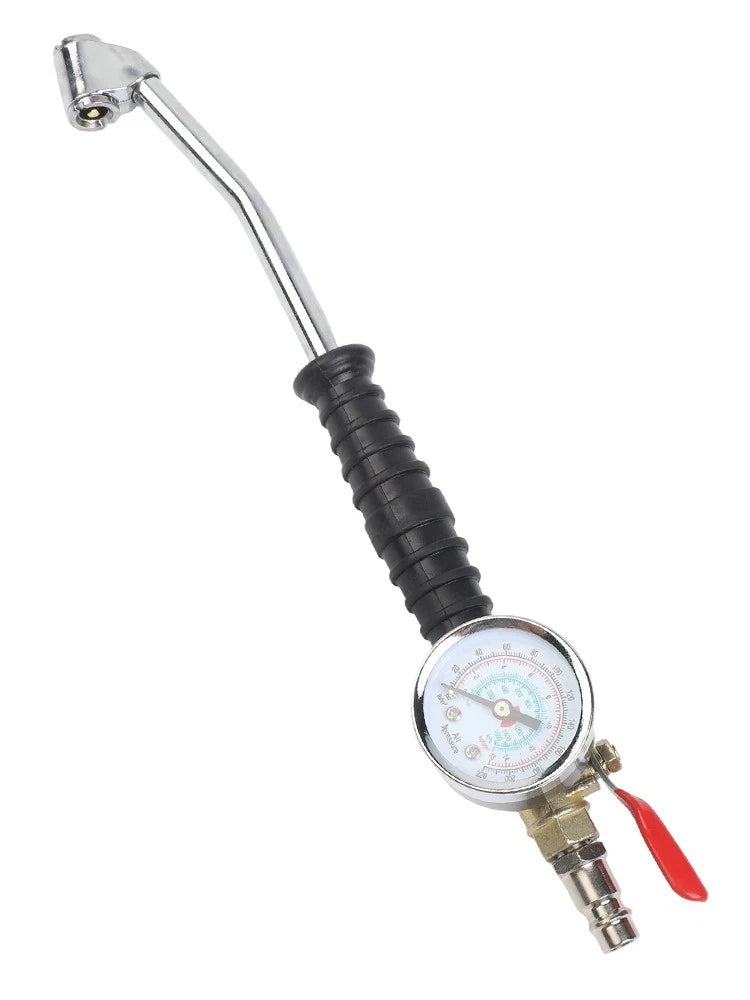 Tire Inflator 220 PSI with Pressure Gauge for Cars Trucks Bicycles