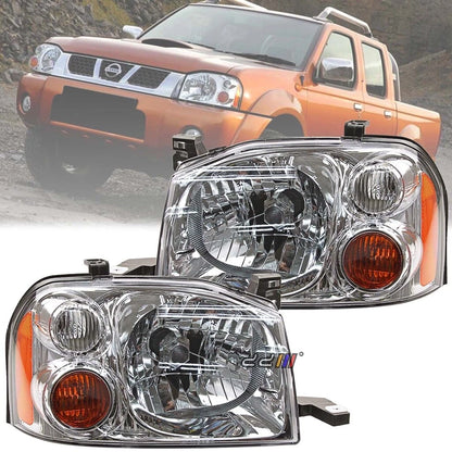 2 x Headlamps for Nissan Frontier D22 (2001-2004)