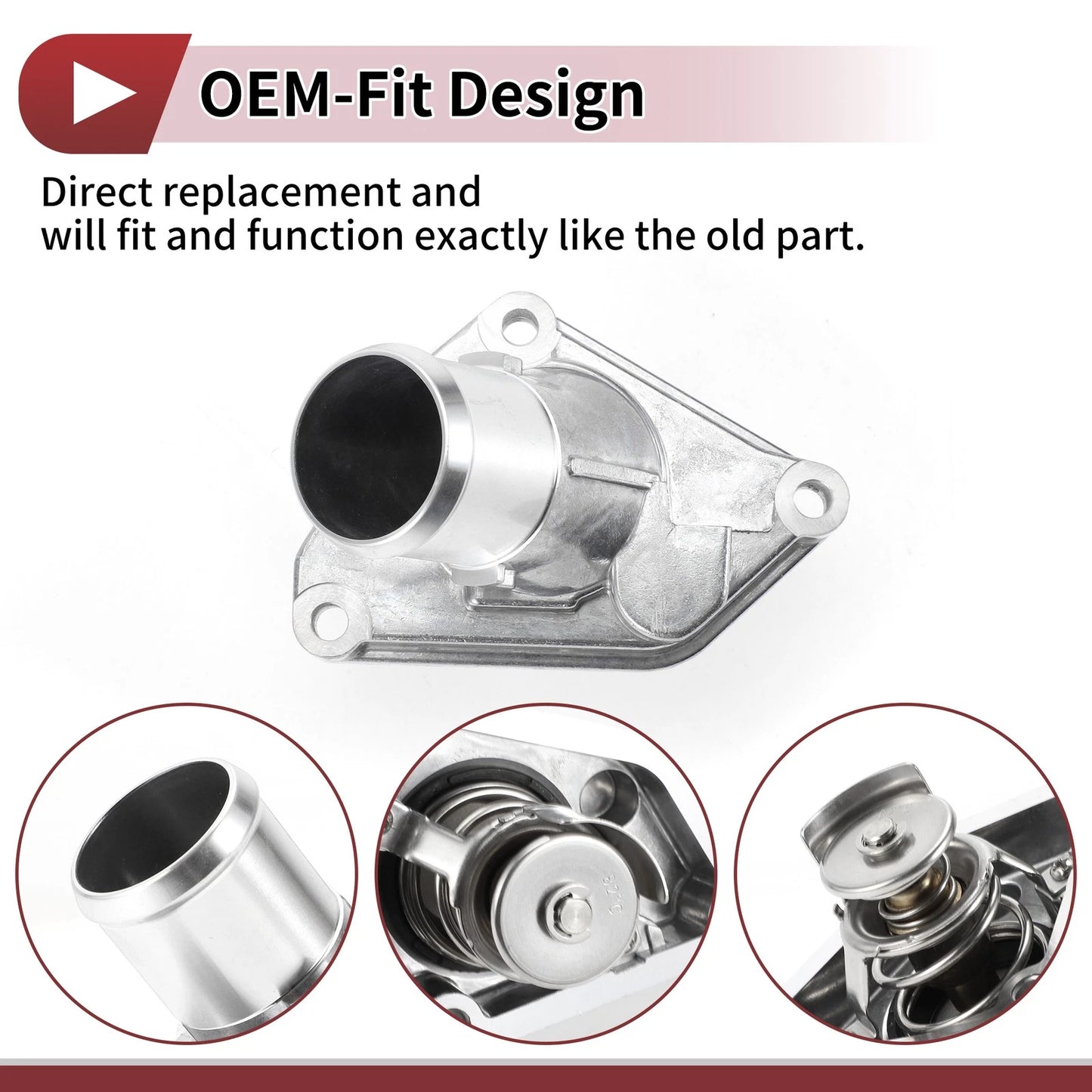 Engine Coolant Thermostat Housing Assembly for Infiniti G FX EX EX35