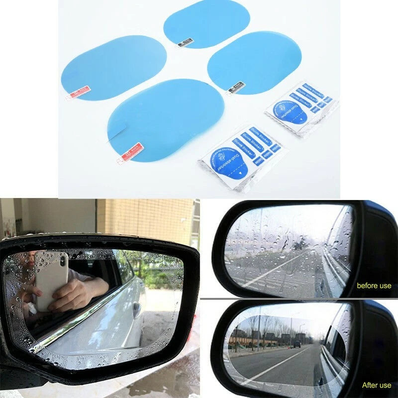 4x HD PET Anti-Fog Mirror Protective Films Anti-Glare for NANO RearView