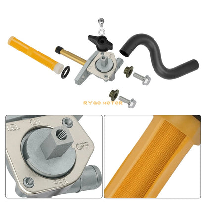 Fuel Valve Petcock Assy w/ Tube 2 x for Honda Sportrax TRX450R (2004-2007)