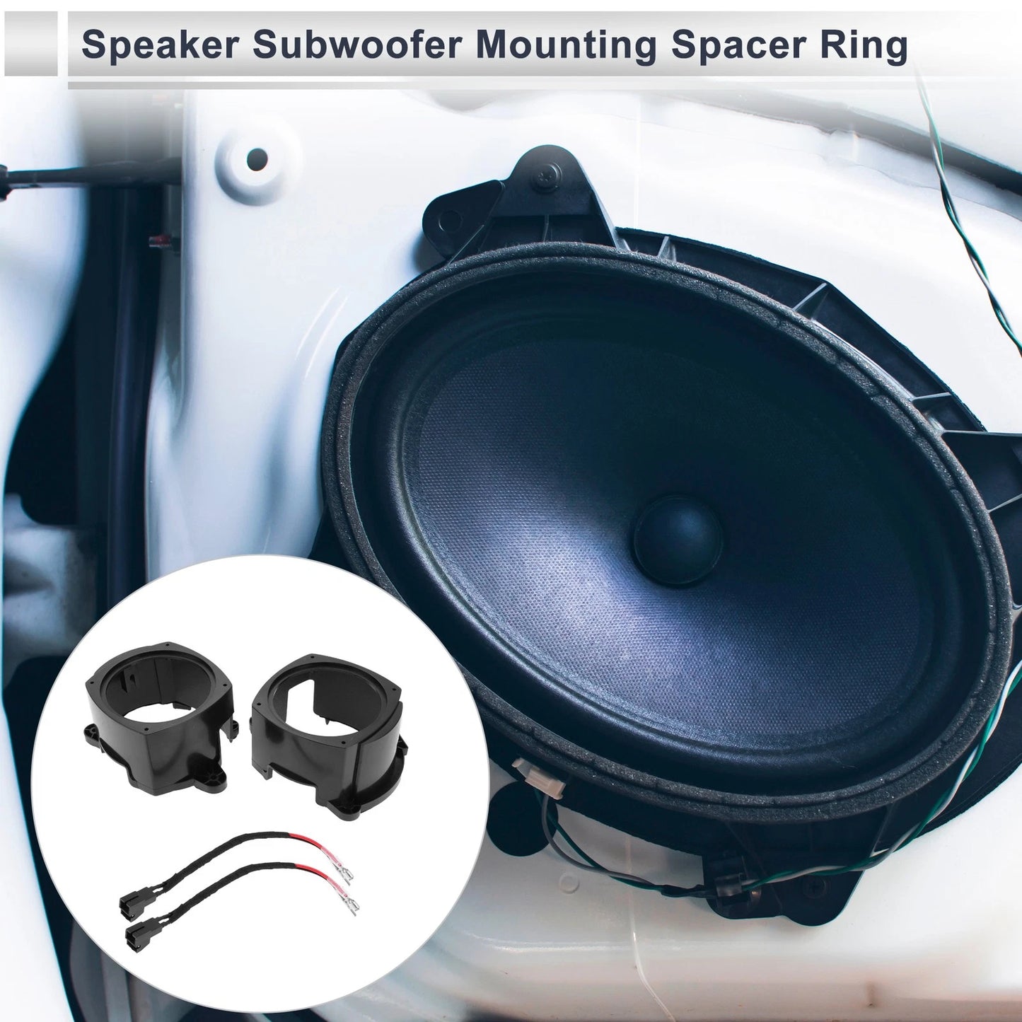 2 x Speaker Spacer Ring Tweeter Adaptor for Buick 4-Inch