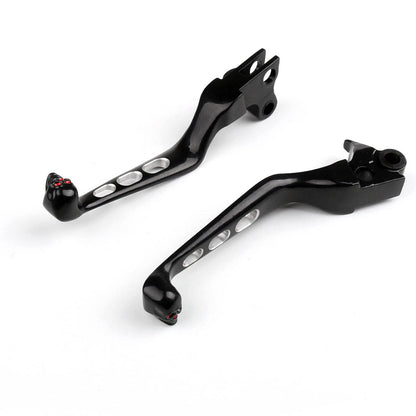 Brake Clutch Lever Edge Cut for Harley Softail Dyna Road King (2000-2023)