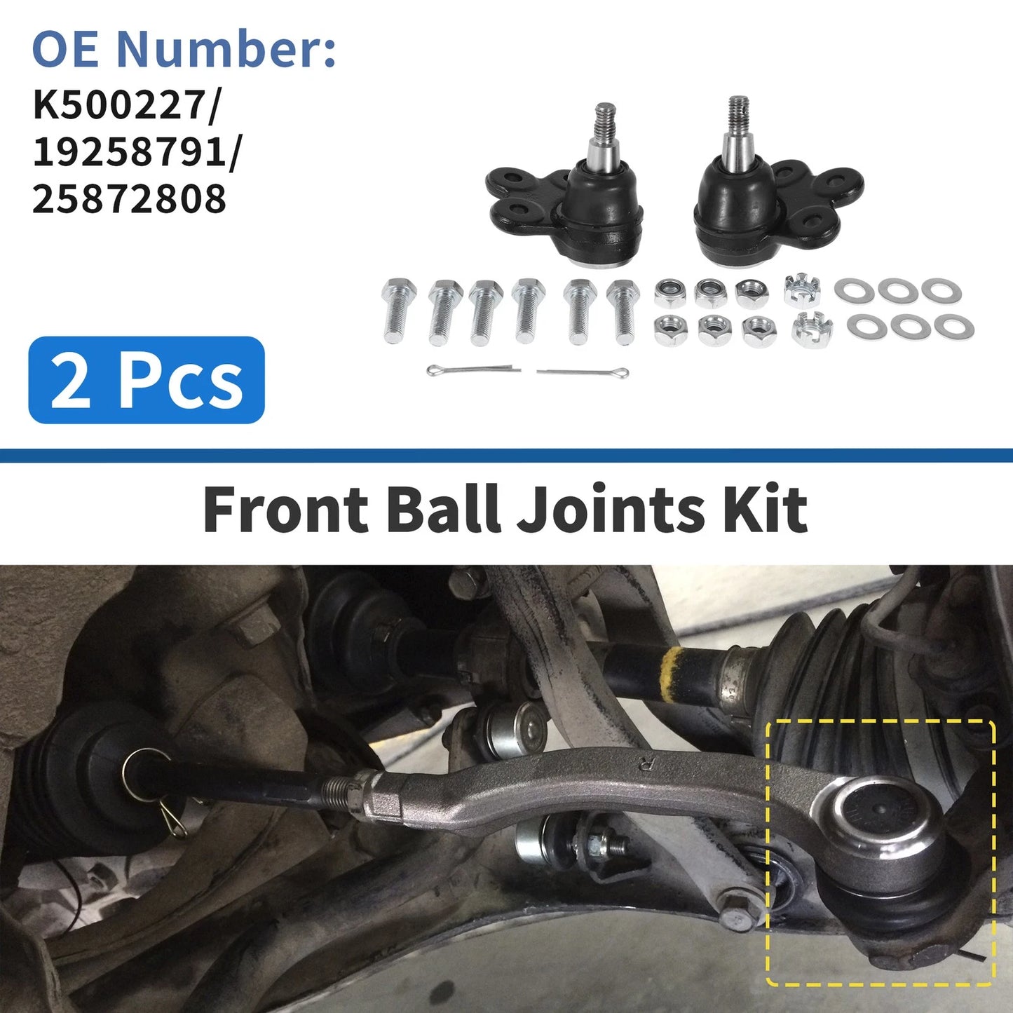 Front Lower Ball Joints for Chevrolet Equinox (2010-2017)