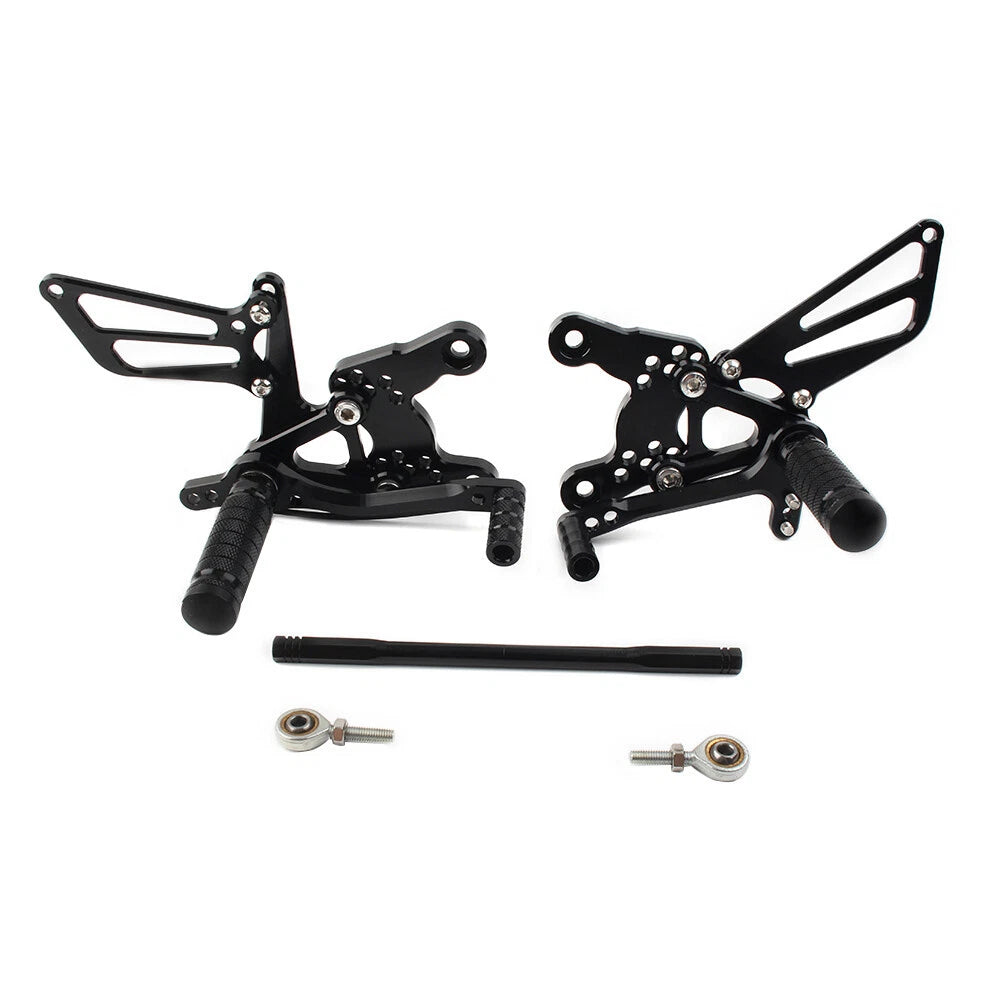 CNC Rearsets Footpegs for Honda CBR400RR NC29 1993-1999 Black